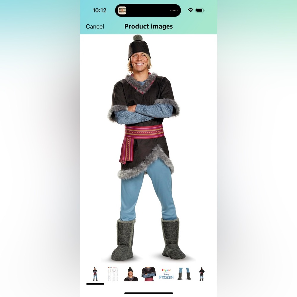 Men's Kristoff Costume from Frozen